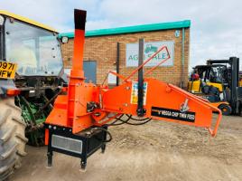 MDL POWER UP MOUNTED PTO DRIVEN WOOD CHIPPER*YEAR 2017*VIDEO*