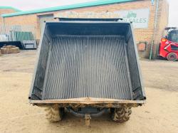 KUBOTA RTV900-EU ATV BUGGY*C/W HYDRAULIC TIP*YEAR 2013*VIDEO*