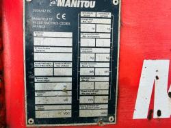 MANITOU 280TJ ARTICULATED BOOM LIFT*YEAR 2016*VIDEO*