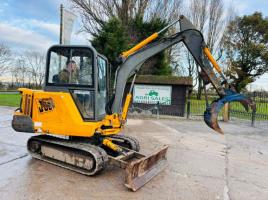 JCB 803 TRACKED EXCAVATOR C/W TIMBER GRAB *VIDEO*