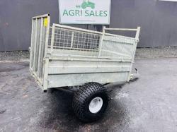 ROB ASTLEY SINGLE AXLE LOW TIP TRAILER*VIDEO*
