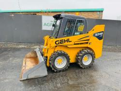 GEHL 5240 SKIDSTEER*2298 HOURS*C/W CAB DOOR*YEAR 2013*VIDEO*