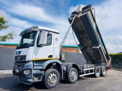 MERCEDES AROCS 3240K 8X4 TIPPER TRUCK*C/W EASY SHEET*YEAR 2016*VIDEO*