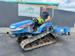 ISEKI TPC153 TRACKED COMPACT TRACTOR*C/W ROTAVATOR*VIDEO*