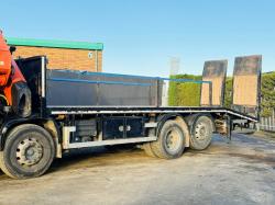 VOLVO FM 8X4 BEAVER TAIL LORRY*CRANE REMOVED*VIDEO*