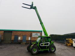 MERLO P27.6+ TURBO TELEHANDLER*C/W PALLET TINES*YEAR 2017*VIDEO*