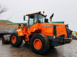 DOOSAN DL200-3 LOADING SHOVEL*C/W BUCKET*YEAR 2015*VIDEO*