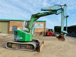 MITSUBISHI MX55 RUBBER TRACKED EXCAVATOR*C/W OFFSET BOOM*VIDEO*