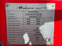 HAULOTTE FH9.30 TELEHANDLER*C/W PALLET TINES*VIDEO*