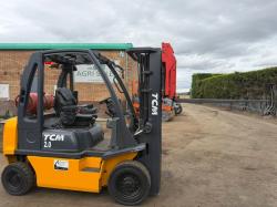TCM U1D2A20LH FORKLIFT*C/W FORK POSITIONER*YEAR 2021*VIDEO*