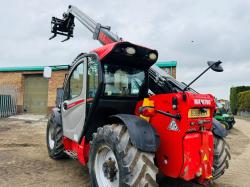 MANITOU MLT 737-130PS TELEHANDLER*YEAR 2018*C/W PALLET TINES*VIDEO*