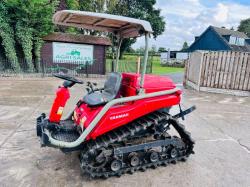 YANMAR AC18 TRACKED TRACTOR C/W REAR LINKAGE *VIDEO*