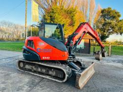 KUBOTA KX080-4A2 *YEAR 2020, 3022 HOURS* EXCAVATOR* C/W BUCKETS *VIDEO*