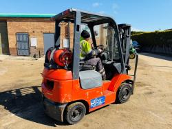 BT GT18 GAS CONTAINER SPEC FORKLIFT*C/W PALLET TINES*VIDEO*