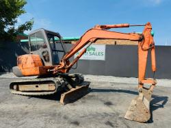 HITACHI RUBBER TRACK EXCAVATOR*TRACKING ISSUE*C/W BUCKET*VIDEO*