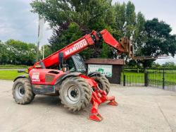 MANITOU MLT1030 4WD TELEHANDLER *10 METER, 4834 HOURS* C/W PALLET TINES*VIDEO* 