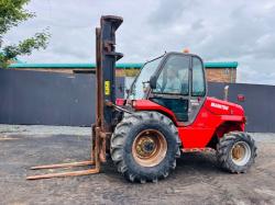 MANITOU M26-4 TURBO 4X4  FORKLIFT*YEAR 2012*C/W PALLET TINES*VIDEO*