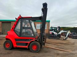 LINDE H70D FORKLIFT*C/W FORK POSITIONER*VIDEO*