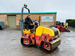 DYNAPAC CC1200 ROLLER*YEAR 2013*C/W KUBOTA ENGINE*VIDEO*