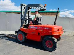 LINDE H50 FORKLIFT*C/W PALLET TINES*VIDEO*