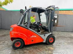 LINDE H30D FORKLIFT*DIESEL ISSUE*C/W PALLET TINES*VIDEO*