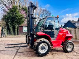 MANITOU M26-4 ROUGH TERRIAN 4WD FORKLIFT *YEAR 2017* C/W PALLET TINES *VIDEO*