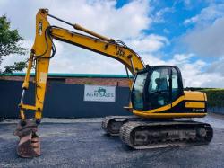JCB JS130 EXCAVATOR *C/W QH & BUCKET* READING 7889 HOURS*VIDEO*