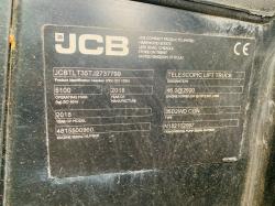 JCB 35D TELETRUK*YEAR 2018*C/W HYDRAULIC MUCK GRAB BUCKET*VIDEO*