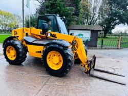 JCB 526S 4WD TELEHANDLER *AG-SPEC* C/W JOYSTICK CONTROL & PALLET TINES *VIDEO*