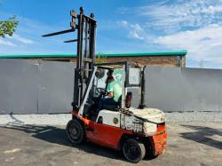 NISSAN A25 CONTAINER SPEC DIESEL FORKLIFT*C/W PALLET TINES*VIDEO*