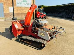 FUJII FSR1100GKD TRACKED SNOW BLOWER* SWAY & TILT*VIDEO*