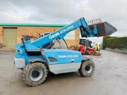 GENIE GTH 2506 TELEHANDLER*C/W BUCKET AND PALLET TINES*VIDEO*