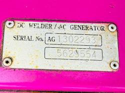 ARC GEN WELDER/GENERATOR*YEAR 2010* CHOICE OF 6*VIDEO*
