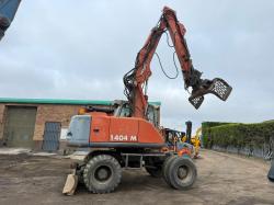 ATLAS 1404M WHEELED EXCAVATOR*C/W ROTATING SLECETOR GRAB*VIDEO*
