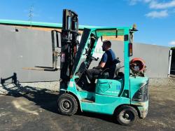 MITSUBISHI CASCADE SIDESHIFT FORKLIFT*C/W PALLET TINES*VIDEO*
