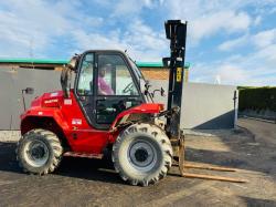 MANITOU M30-4 FORKLIFT*YEAR 2017*C/W PALLET TINES*PICK UP HITCH*VIDEO*