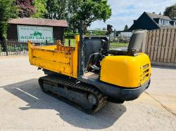 TRACKED DUMPER C/W DROP SIDE'S TIPPING BODY & RUBBER TRACKS *VIDEO*