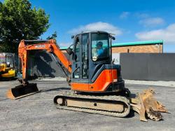 HITACHI ZX48U-3 CLR EXCAVATOR*C/W QUICK HITCH AND 2 BUCKETS*YEAR 2011*VIDEO*