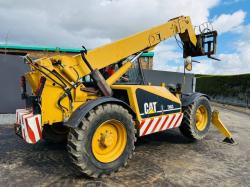 CATERPILLAR TH63 TELEHANDLER*C/W JACK LEGS*VIDEO*