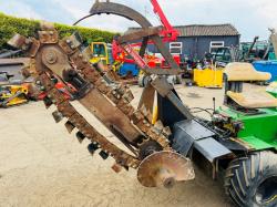 4WD ARTICULATED TRENCHER*C/W KUBOTA ENGINE*VIDEO*