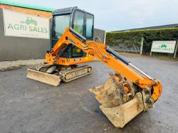 HANIX H22B EXCAVATOR*829 HOURS*C/W 4 EXTRA BUCKETS*VIDEO*