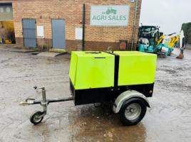 PRAMAC P11000 9KVA TOWABLE GENERATOR*SUPER SILENT*VIDEO*