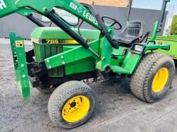 LEWIS 25QH FRONT LOADER TRACTOR*C/W TRAILER AND BUCKET*VIDEO*