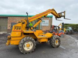 SANDERSON 726 TELEHANDLER*AG SPEC*C/W PALLET TINES*VIDEO*