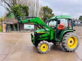 JOHN DEERE 4600 4WD TRACTOR C/W FRONT LOADER & BUCKET *VIDEO*