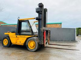 DCH DOH 12 TONNE 2 STAGE MAST LIFT *C/W 8FT TINES*VIDEO*