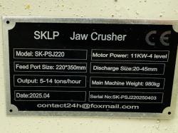 *NEW*UNUSED* SKLP CRUSHER CHAMBER*YEAR 2025*VIDEO*