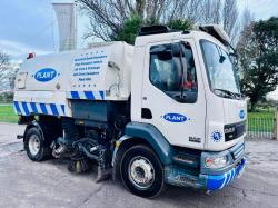 DAF LF55 4X2 JOHNSTON ROAD SWEEPER C/W MANUAL GEAR BOX *VIDEO*