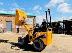 THWAITES 1 TONNE HIGH TIP DUMPER*YEAR 2019*ONLY 1504 HOURS*VIDEO*