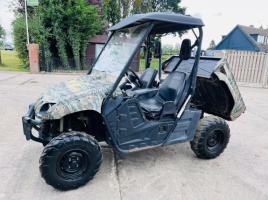 YAMAHA RHINO 700 PETROL 4WD UTV *ROAD REGISTERED* C/W CAMO WRAP *VIDEO*